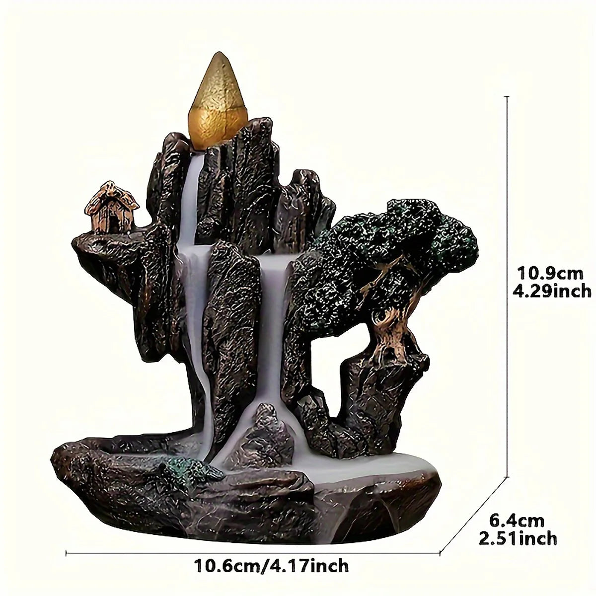 Backflow Incense Burner — Waterfall